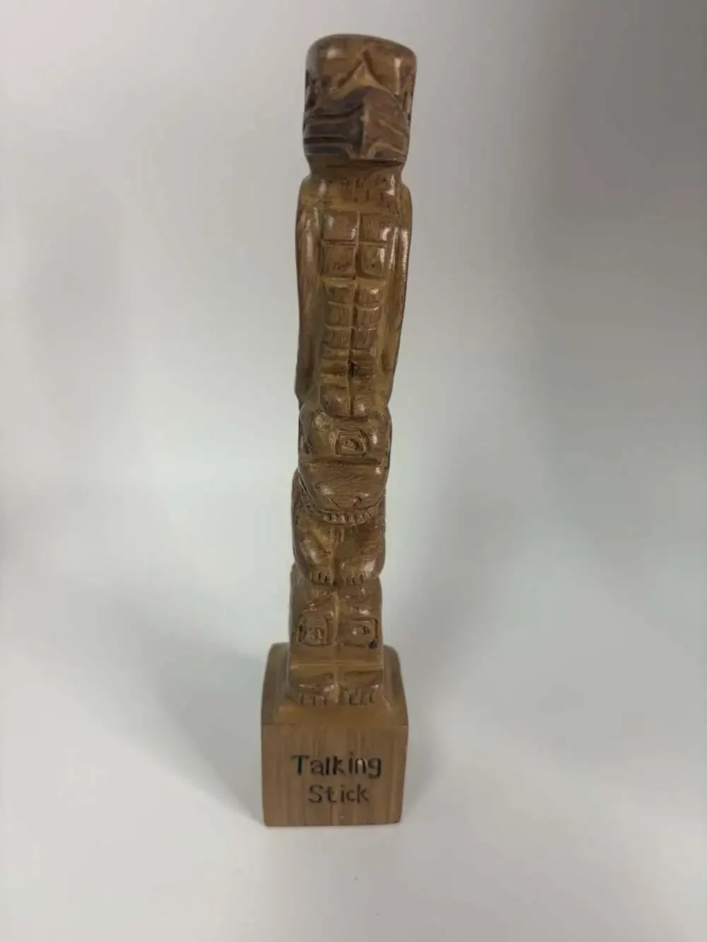 Vintage Talking Stick Totem Franklin Covey Seven Habits Seek First to Understand